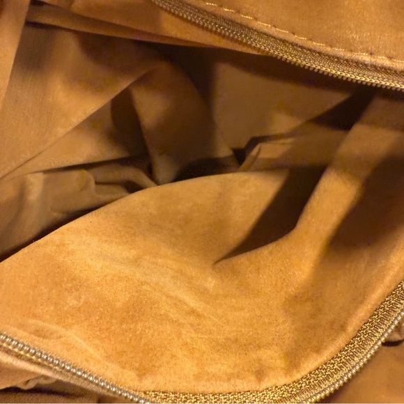 Patricia Nash Poppy Tote Heritage Shoulder Bag, Italian Leather, Tan, Top Zip - Picture 12 of 16